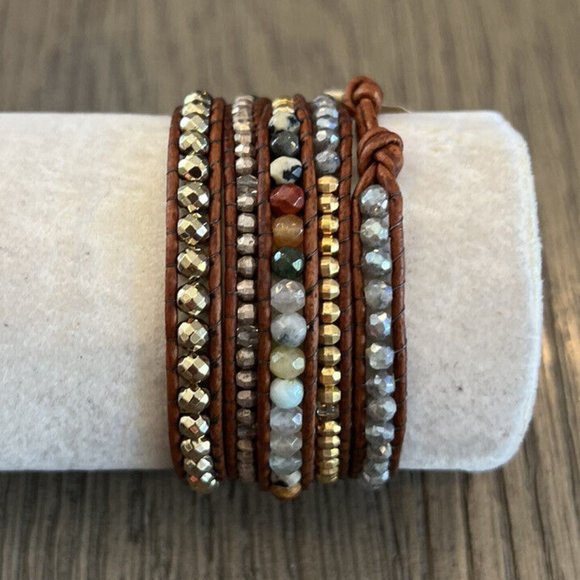 New Authentic Chan Luu Multi Mix Five Wrap Bracelet - Picture 3 of 6